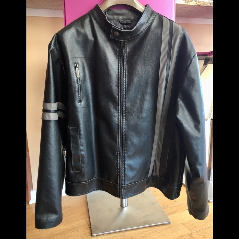 BRAVE SOUL LONDON-NY MOTO JACKET BLK XL-LIKE NEW!
